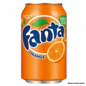 Fanta Orange le saveur vibrante du fruit.